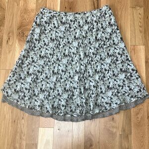 Reversible vintage  floral/polka dot Women's Skirt 2X
